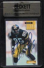 BAS 1994 Skybox Impact Greg Lloyd #218 Seal of Authenticity Auto 3c7