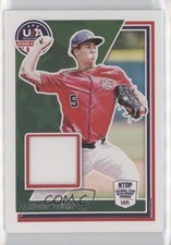 2022 Panini USA Baseball Stars & Stripes Materials Landon Stump #USAM-LS 0s55