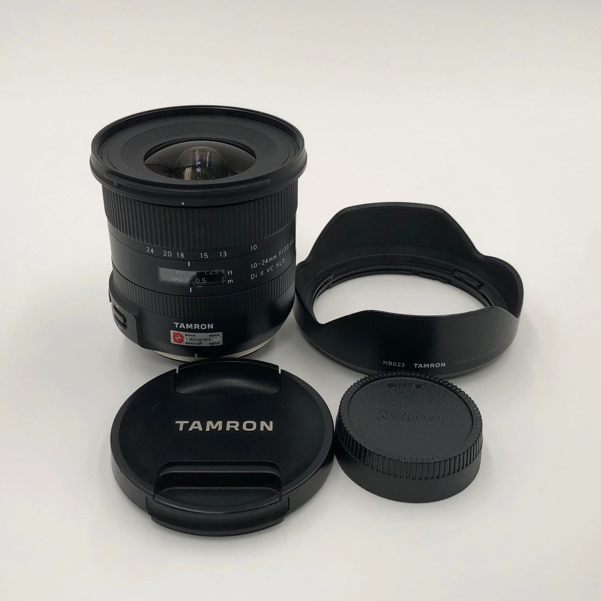 Tamron Di II Camera Lenses 10-24mm Focal f/3.5-4.5 Maximum