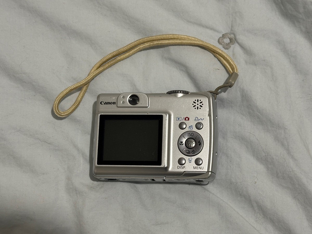 Canon PowerShot A550 7.1 MP Digital Camera - Silver for sale