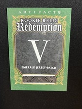 25-26 UD Artifacts Hockey Rookie Redemption V Emerald Patch-Jersey Sam Dickinson