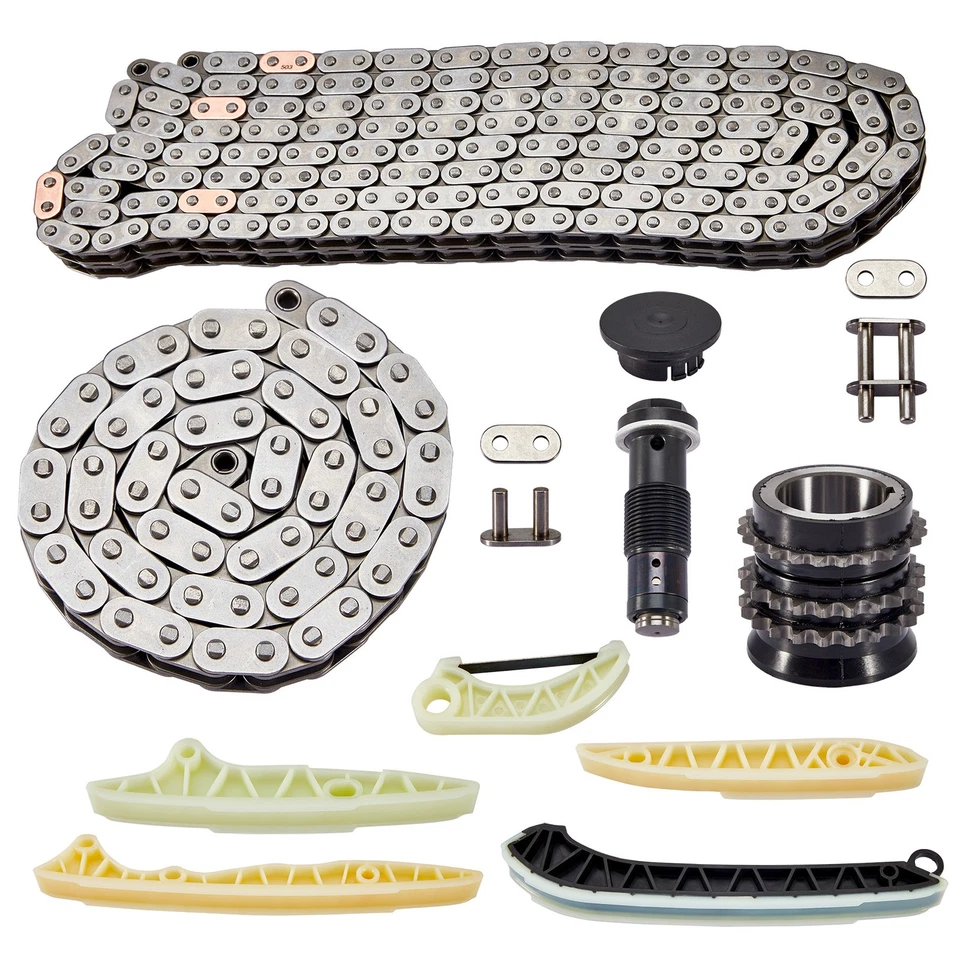 Комплект цепи ГРМ M272 и комплект водяного насоса для Mercedes-Benz GLK350 SLK280 E350 V6 - Изображение 4 из 4