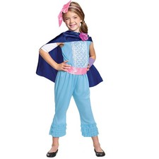 Girls Bo Peep Costume Toy Story Halloween Cosplay Dress Kids Party Costume