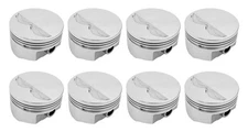 DSS Racing Pistons Forged Flat 4.030 in. Bore 383 Chevy Set of 8