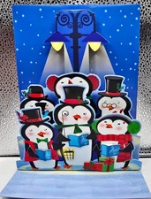 3D Christmas Cards – Handmade – Self-Sealing Envelope – NEW – Fast Ship!