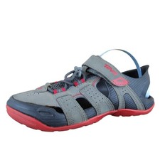 Teva Sandals Boys Y 2 Medium Sandal Gray Synthetic Hook Loop
