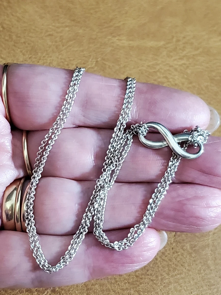 Tiffany Infinity Necklace for sale - eBay