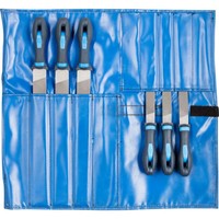 Pferd Tools 11800555 Werkstattfeilen-Set Verschiedene Hiebe In Pvc-Rolltasche