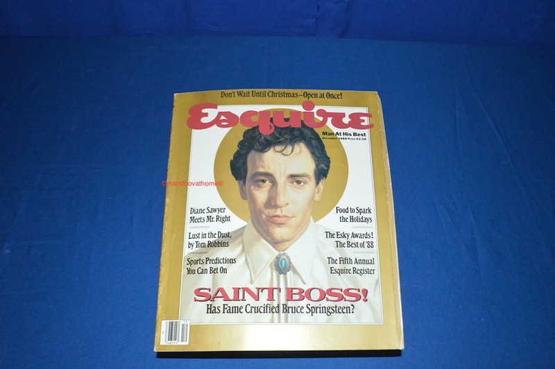 BRUCE SPRINGSTEEN! Esquire Magazine December 1988 SAINT BOSS!