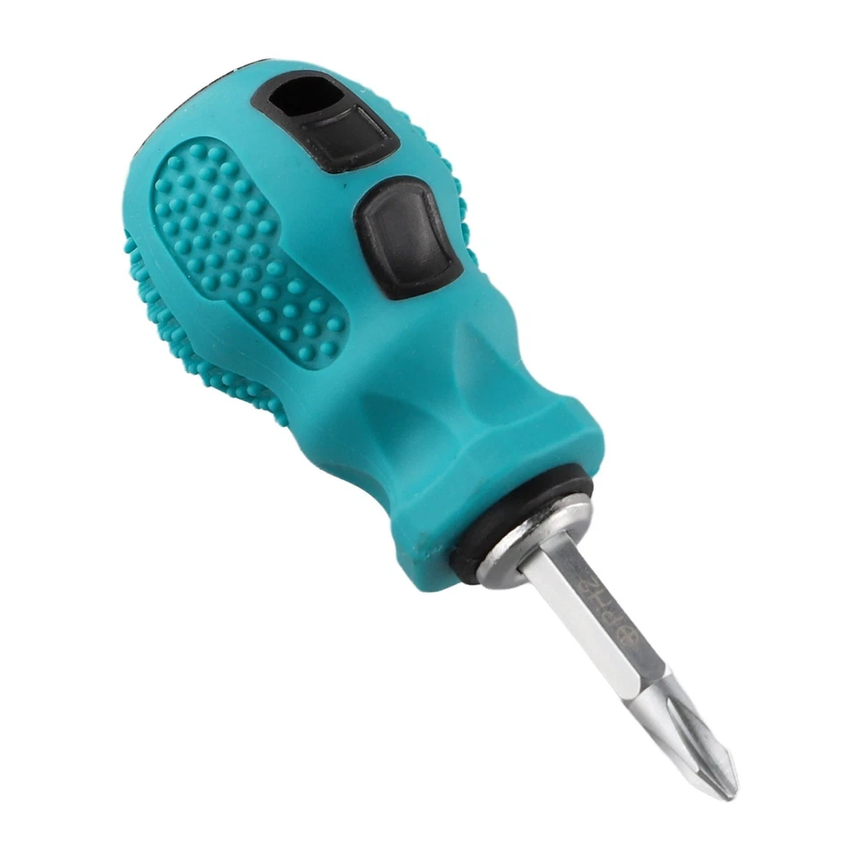 Short Shank Screwdriver High Hardness Portable Repair Cross Screw Double Head - Image 4 of 4