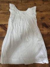 Girls size 6 White Ralph Lauren dress, flutter sleeves, GUC
