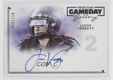 2014 Press Pass Gameday Gallery Silver /150 Jason Verrett #GG-JV Auto 9u0