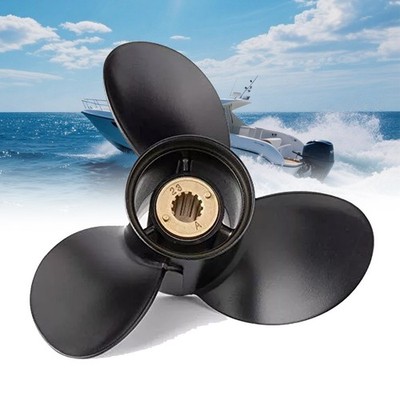 11 3/8 x 12P Aluminum Outboard Boat Propeller fit Mercury 25-70HP 13 Spline RH