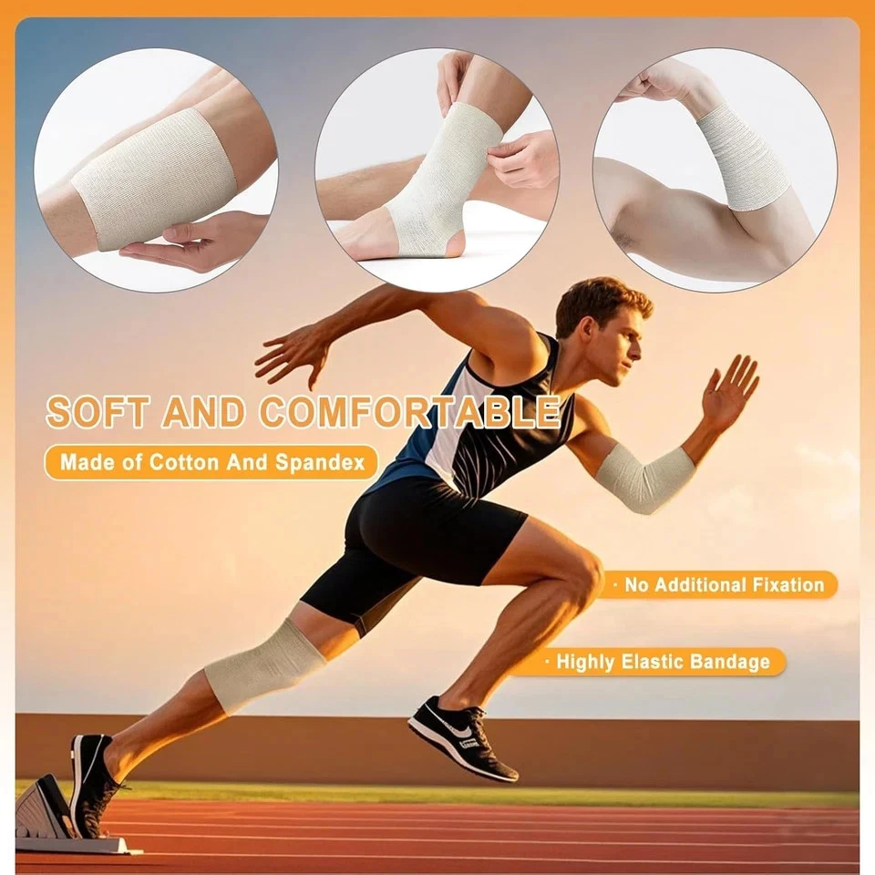 Elasticated Tubular Support Bandage 3.5" X 11 Yd (Size E), Soft Stockinette Tubi - Image 4 of 4