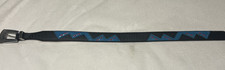 Vintage Nocona Black Leather SW design Belt With Silver Tone Buckle Size 30