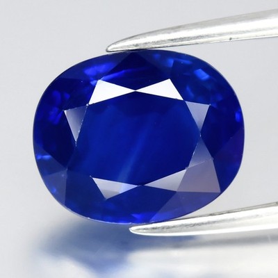   2,49ct VS Oval Natural Royal Bright Blue Sapphire - Beheizt, Wunderschön E...