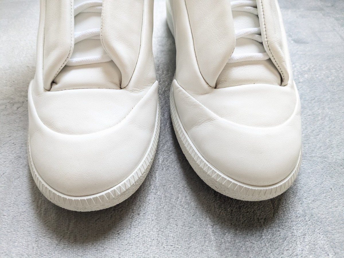 Maison Margiela Future White High Tops Men 11 44 Leather Designer