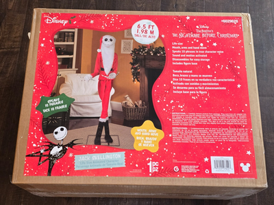 ディズニークラシックコレクション　サンタクロース Disney Life Size Animated Jack Skellington as Santa for sale