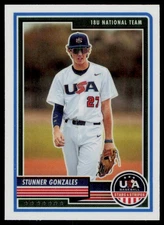 2023 Panini Stars & Stripes USA Baseball Stunner Gonzales 8