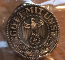 Ausverkauf    Pin GOTT MIT UNS   Metall Neu   76