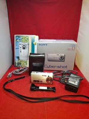 Sony Cybershot DSC-L1 4.1MP Digital Camera Charger Memory Card Boxed Kc 