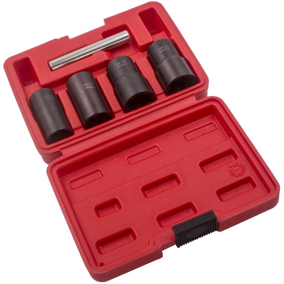 Wheel Lock Extractor Socket Twist Socket Set Wheel Locking Lug Nut Remover Extractor Tool for 1/2 ...
