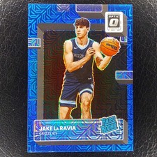 JAKE LARAVIA /24 Rated Rookie BLUE Mojo Choice 2022-23  Donruss Optic Card #216