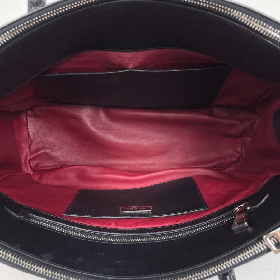 PRADA Studs 2-Way Shoulder Handbag Tote Bag B2752M Saffiano Leather #BS1250 thumbnail 6