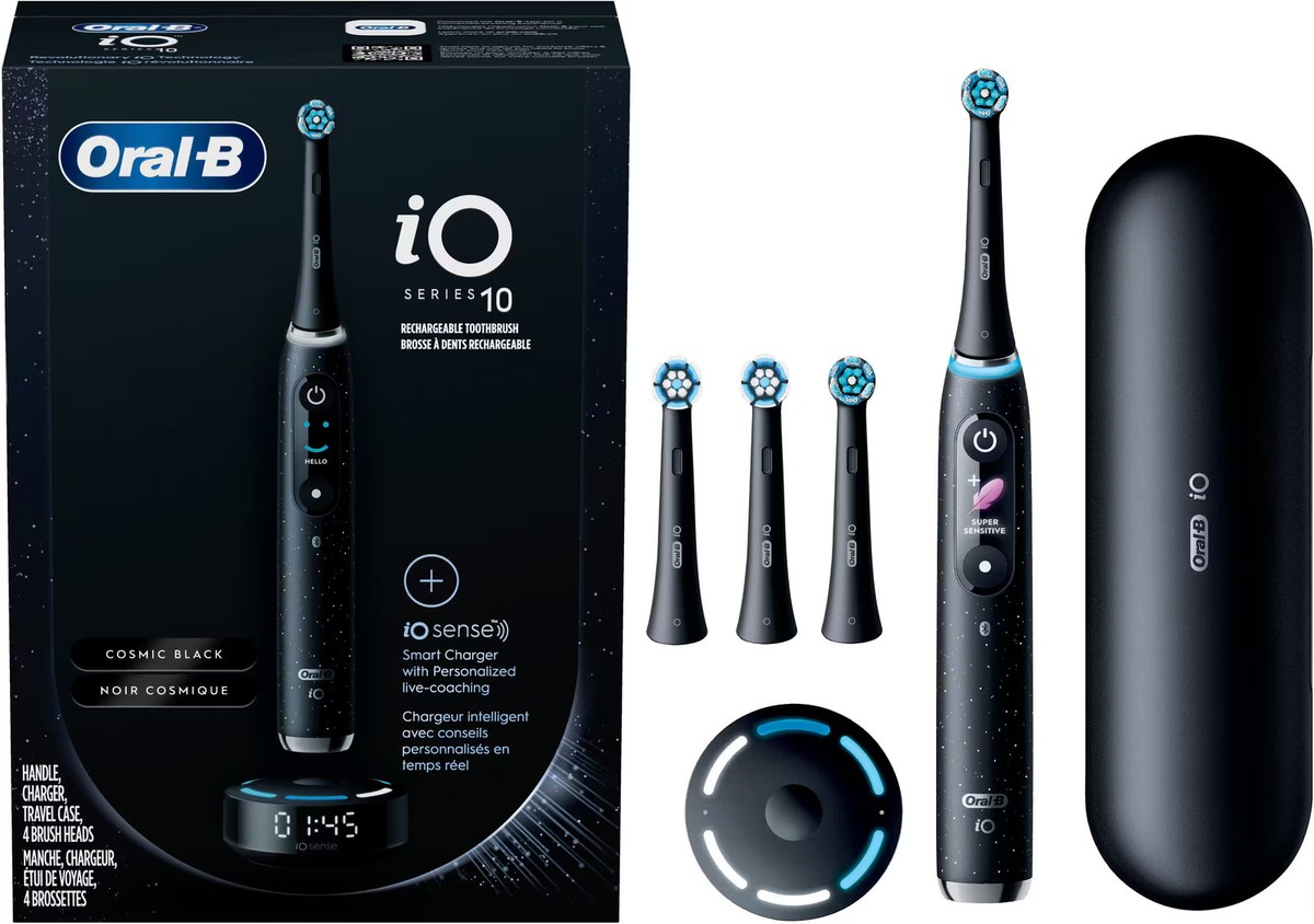 Oral-B iOシリーズ10 コズミックブラック iO Series 10 Rechargeable Electric Toothbrush | Oral-B