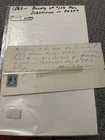 CIVIL WAR 1863 STAMPED DOCUMENT 150 DOLLAR BOUNTY SIGNED. SUBSTITUTE