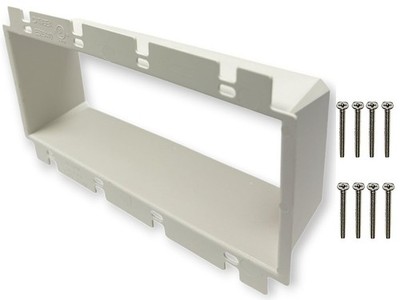 iMBAPrice BE4-1 4-Gang Electrical Box Extender, 1-Pack | UL Listed White 