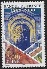 FRANCE oblitéré 2000 Bicentenaire de la Banque de France Y&T N° 3299