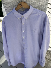 Men's Vineyard Vines, XXL, Lavender, Slim Fit Whale Button Down Shirt