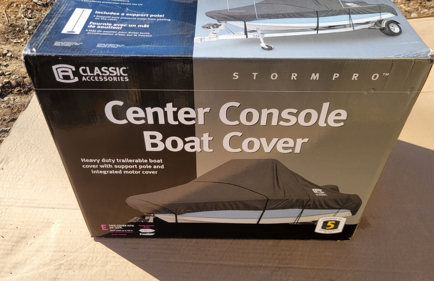Classic Accessories StormPro Waterproof HeavyDuty Boat Cover 20 22
