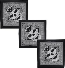 Motique Accessories Skull Bandana - Set of 3