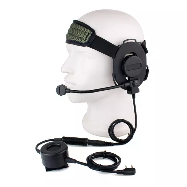 HD03 Z Tactical Headset Earpiece Waterproof PTT For Kenwood