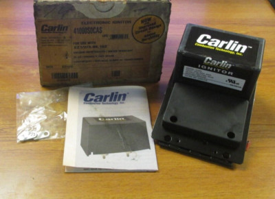 NIB. CARLIN ELECTRONIC IGNITER 120V, CAT# 41000S0CAS ...  UM-25