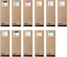  DIFFERENT COLORS GENUINE NEW Epson 700ml Ink Cartridge Stylus Pro 7900/9900