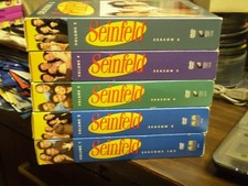 6 Seinfeld Season DVD Lot: Seasons 1-6 w/Slipcovers Comedy