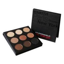STUDIO MAKEUP On-The-Go Eyeshadow Palette 9 Shades SSP-03 WARM UP