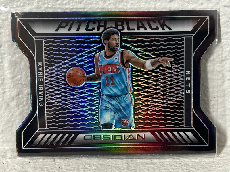 2020-21 Panini Obsidian Pitch Black Electric Etch #29 Kyrie Irving /99 NBA Mavs