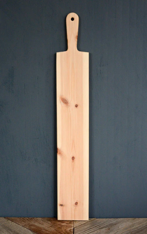 60cm handmade pine baguette French bread board, also great for sliders or tapas
