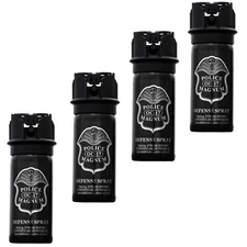 4 Police Magnum pepper spray 2 ounce Stream Flip Top Safety Defense Protection