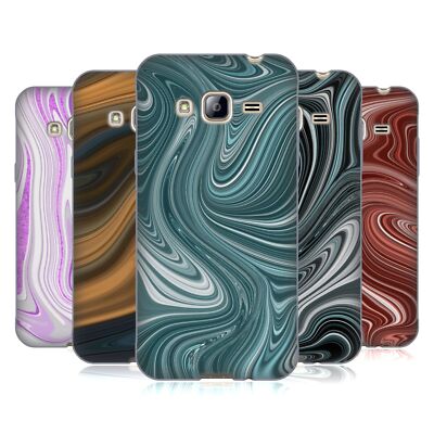 OFFIZIELLE SUZAN LIND WIRBEL AUS MARMOR SOFT GEL HANDYHÜLLE FÜR SAMSUNG HANDYS 3