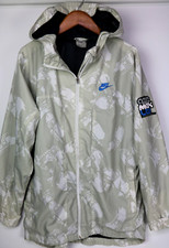 Vintage NIKE Air Max Camo Windbreaker Full Zip Hooded Jacket Boys XL Age 13-15 