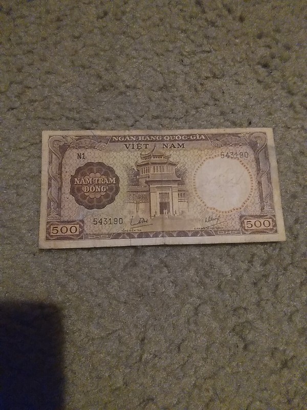 Vietnam SOUTH 500 DONG P-22 ND 1964  RARE 