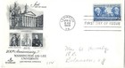 4 '49 FDCs MN Territorial Cent.,  Annapolis, Washington & Lee U, 6c Airmail — photo 2