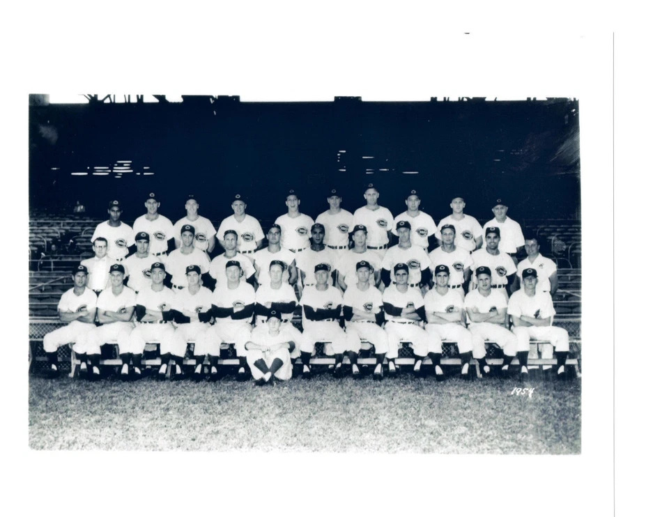 1954 CINCINNATI REDS 8X10 TEAM PHOTO BASEBALL OHIO