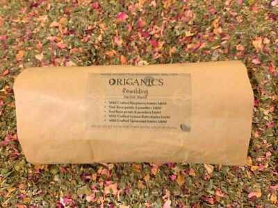 ORIGANICS Rewilding Herbal Blend (1.25oz/36g, Loose-Leaf) Stemless, Cut & Ground