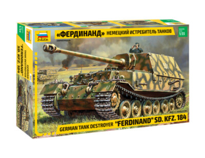 Zvezda 1/35 3653 WWII German ''Ferdinand'' SD.Kfz.184 Tank Destroyer
